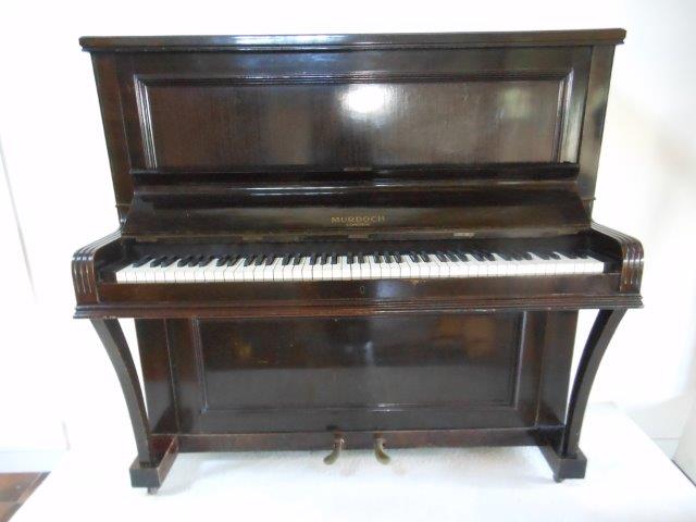 Murdoch upright piano in dark rosewood